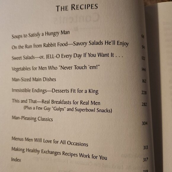 Cooking Healthy with a Man In Mind Hardcover Book - Picture 7 of 7